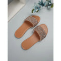 Glitter Summer Flat Slippers - Blingy Bag LLC