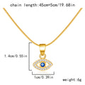 Evil Eye Pendant Necklace - Blingy Bag LLC