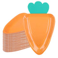 Carrot Shape Disposable Plates - Blingy Bag LLC