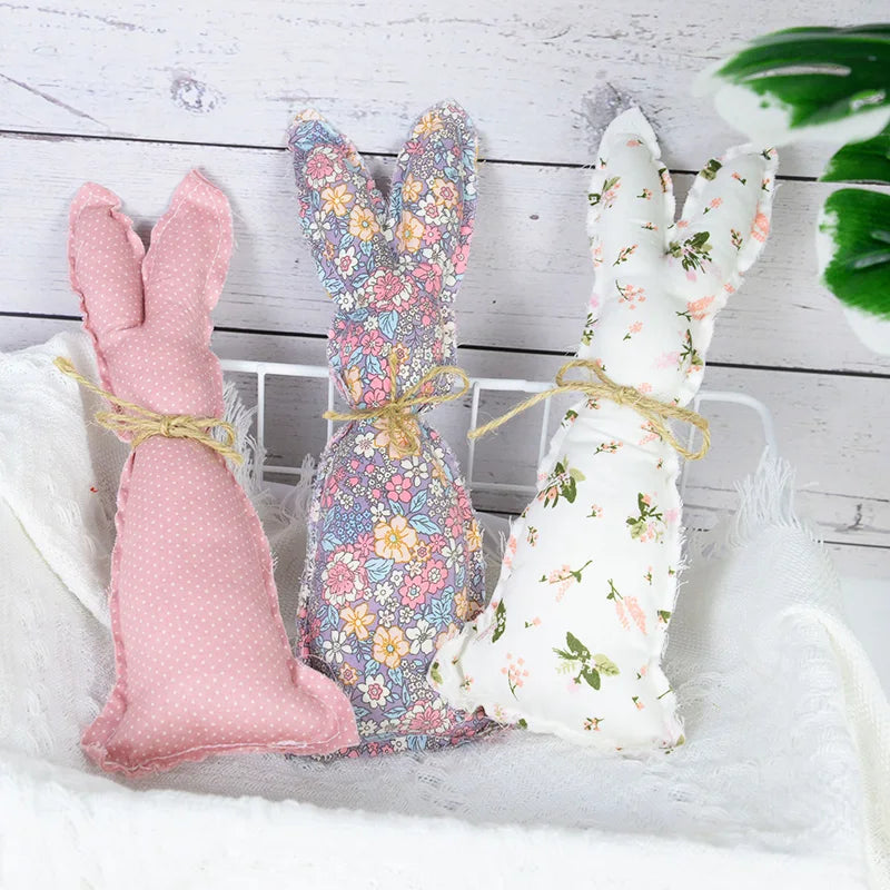 Cloth Easter Bunny Ornament - Blingy Bag LLC