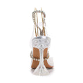 Transparent Crystal High Heels - Blingy Bag LLC