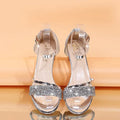 Low Heel Open Toe Sandals - Blingy Bag LLC