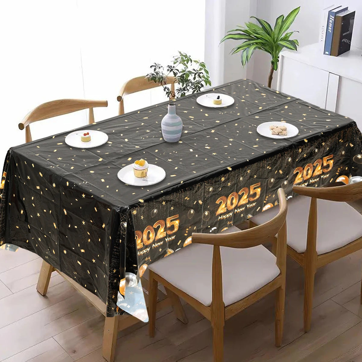 New Year Disposable Table Cover - Blingy Bag LLC