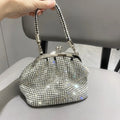 Luxury Silver Rhinestone Bag - Blingy Bag LLC