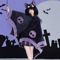 Anime Halloween Cosplay Costume Bat Y2k Plush Pajamas Cloak Sleepwear Costume For Spring Autumn Adults Women Blanket Cape Gifts - Blingy Bag LLC