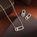 Paper Clip Dangle Jewelry Set - Blingy Bag LLC