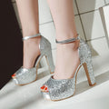 High Heel Platform Sandals - Blingy Bag LLC