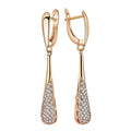 Full Sparkling Dangle Earrings - Blingy Bag LLC