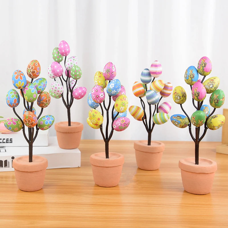 Colorful Easter Eggs Tree - Blingy Bag LLC