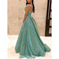 Long Backless Elegant Gown - Blingy Bag LLC