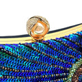 Peacock Beads Bling Clutch - Blingy Bag LLC