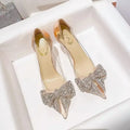 Thin High Heel Bridal Stiletto - Blingy Bag LLC