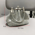 Luxury Silver Rhinestone Bag - Blingy Bag LLC