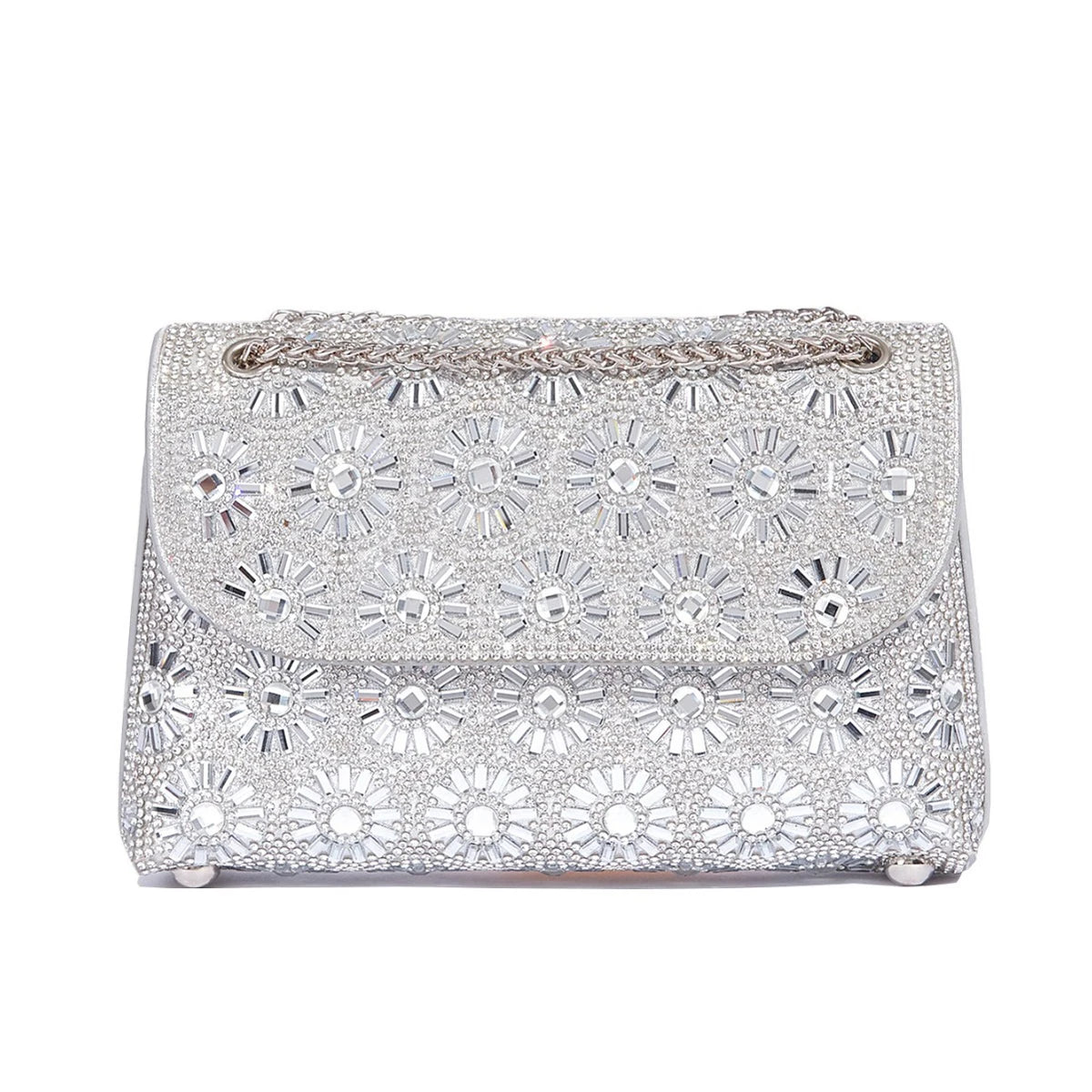 Sunflower Diamond Clutch - Blingy Bag LLC