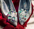 Cinderella Pointed Crystal Heels - Blingy Bag LLC