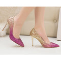 Gradient Glitter High Heels - Blingy Bag LLC