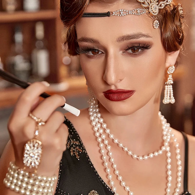 Great Gatsby Flapper Earrings - Blingy Bag LLC