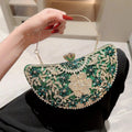 Diamond Flower Luxurious Clutch - Blingy Bag LLC