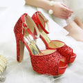 High Heel Platform Sandals - Blingy Bag LLC