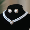 Round Pearl Jewelry Set - Blingy Bag LLC