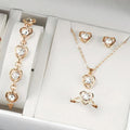 Heart Shape Jewelry Set - Blingy Bag LLC