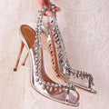 Transparent High Heel Sandals - Blingy Bag LLC