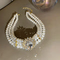 Three-Strand Pearl Choker - Blingy Bag LLC