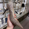 Elegant Wedding High Heels - Blingy Bag LLC