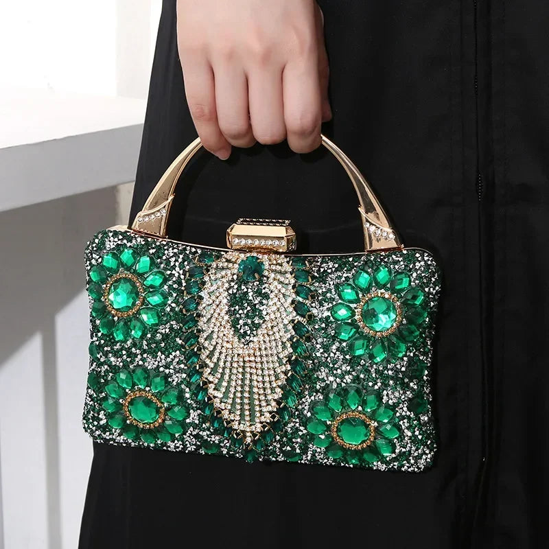 Beaded European Evening Clutch - Blingy Bag LLC