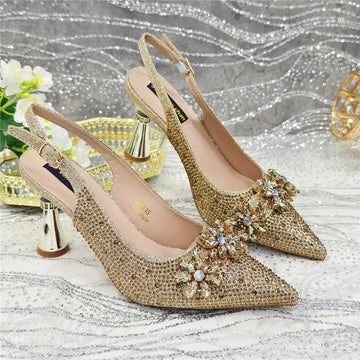Designer Rhinestone Pumps – Luxury Bridal High Heels for Women