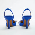 Pointed Bowknot Elegant Heels - Blingy Bag LLC