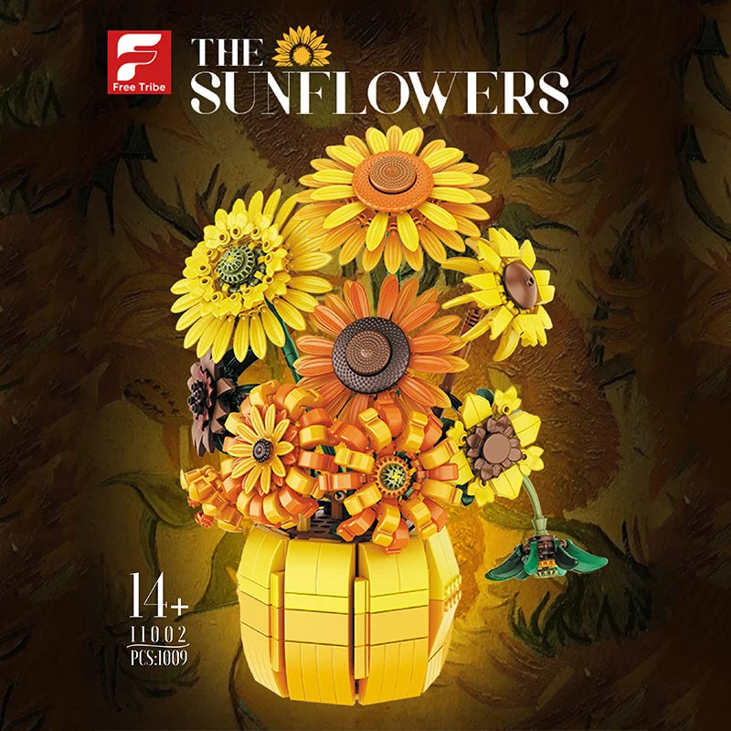 Sunflower Bouquet Model Bricks Set - Blingy Bag LLC