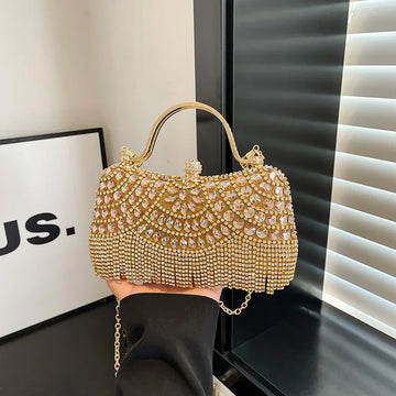 Diamond Frame Chain Shoulder Bag for Women