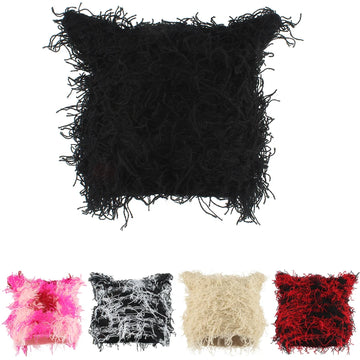 Autumn Winter Cat Ear Knitted Hat – Unisex Cute Streetwear Beanie