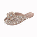 Peep Toe Glitter Loafers - Blingy Bag LLC