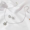 Snowflake Christmas Jewelry Set - Blingy Bag LLC