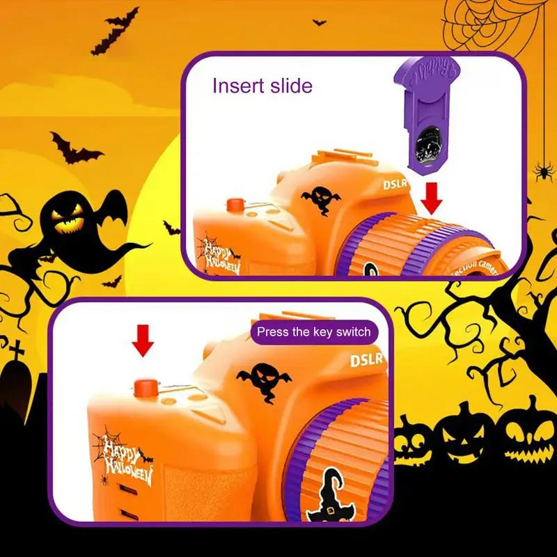 Halloween Camera Projector For Kids Interactive Children's Story Projector Educational Learning Night Light Sleep Story - Blingy Bag LLC