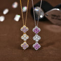 Moissanite Pendant Necklace - Blingy Bag LLC