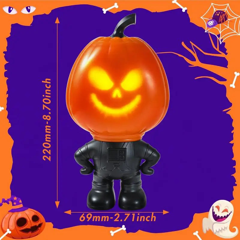 Talking Animated Pumpkin Halloween Pumpkin with Built in Projector Speaker Adjustable Volume Decorative Outdoor Lighting - Blingy Bag LLC