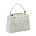 Luxury Diamond Leather Bag - Blingy Bag LLC