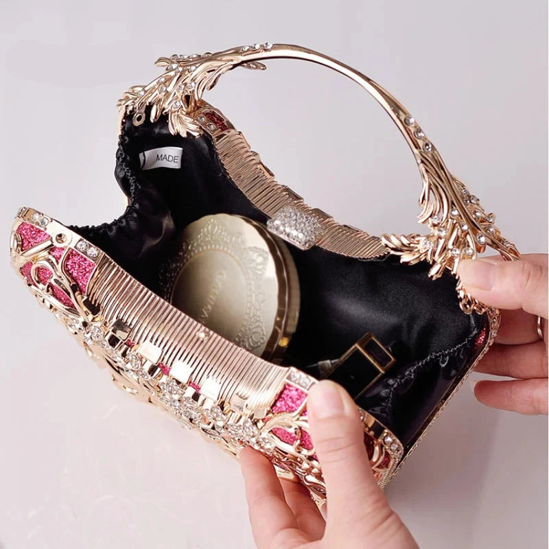 Hollow Out Metal Hand Bag - Blingy Bag LLC