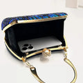 Peacock Beads Bling Clutch - Blingy Bag LLC