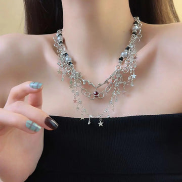 Multilayer Clavicle Chain Necklace – Fashion Choker with Charms, Luxury Women’s Jewelry Gift