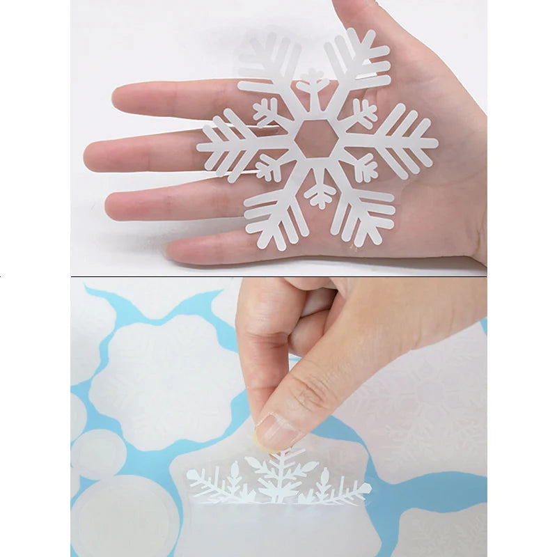 White Snowflake Wall Sticker Set - Blingy Bag LLC