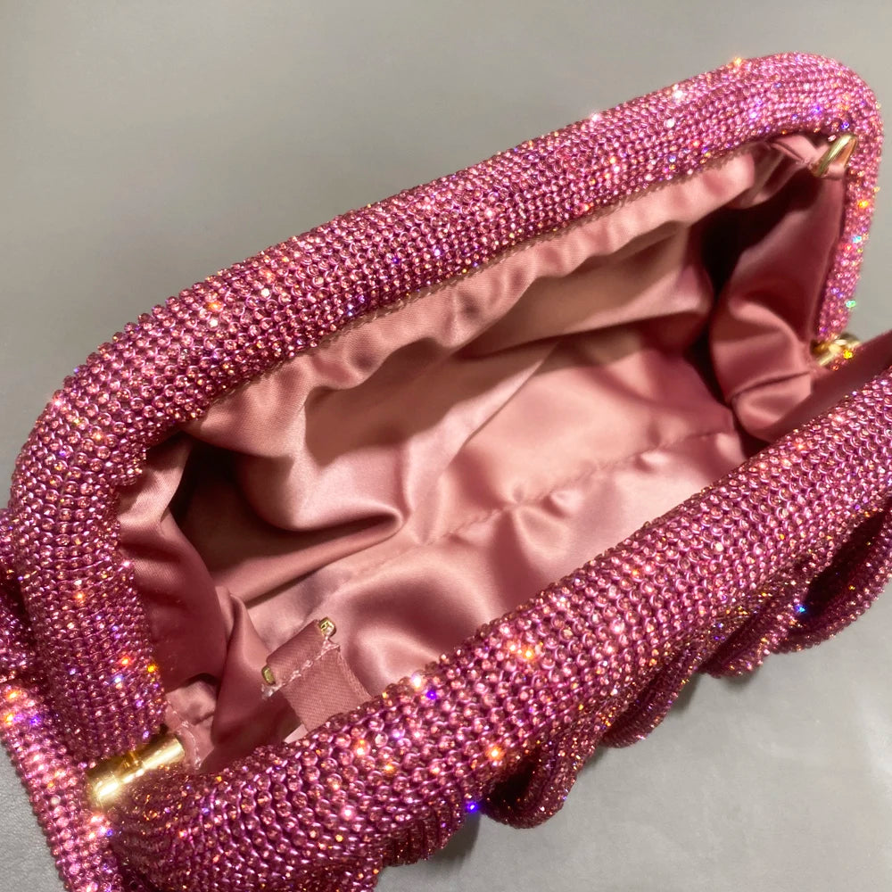 Rhinestones Evening Clutch Bag - Blingy Bag LLC