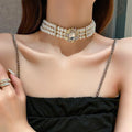 Three-Strand Pearl Choker - Blingy Bag LLC