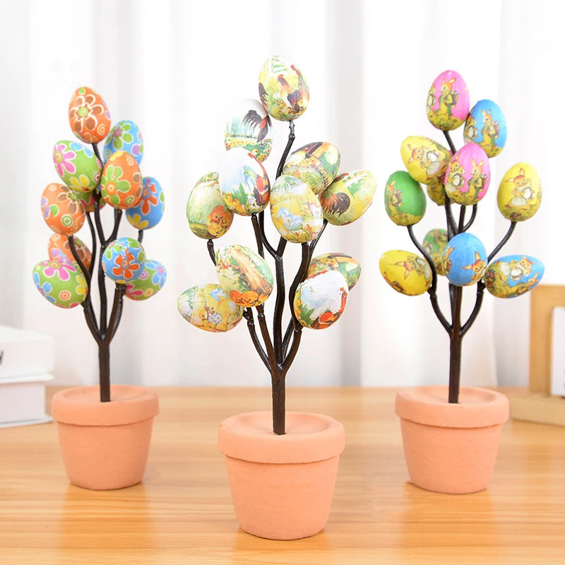 Colorful Easter Eggs Tree - Blingy Bag LLC