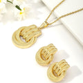 Round Metal Chain Jewelry Set - Blingy Bag LLC