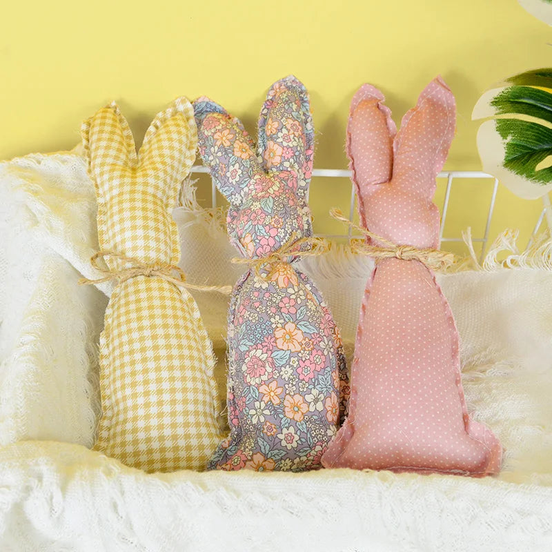 Cloth Easter Bunny Ornament - Blingy Bag LLC