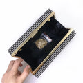 Fashion Crystal Women's Luxury Rhinestone Wedding Clutch Bag Cassette Tape Evening Bag Party Money Purses Handbags Shoulder Bag - Blingy Bag LLC